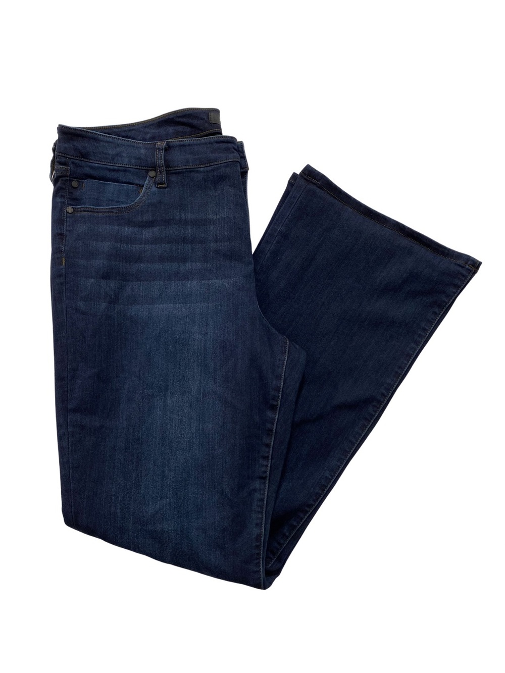 Liverpool Los Angeles Bootcut Jeans 18W Dunmore Dark Blue Stretch Denim